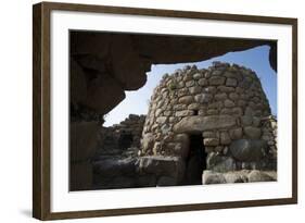 Nuraghe La Prisgiona Archaeological Site, Dating from 1300 Bc, Near Arzachena, Sardinia, Italy-Ethel Davies-Framed Photographic Print