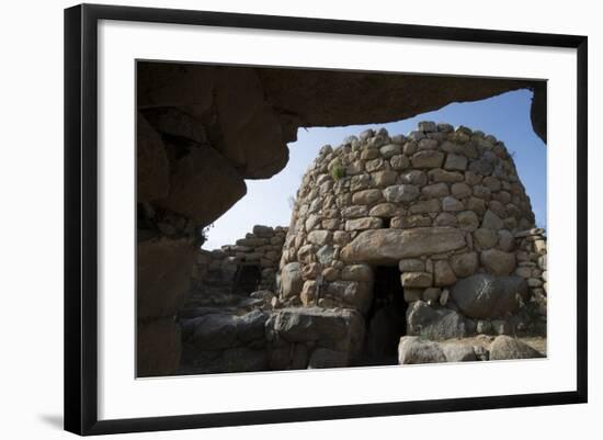 Nuraghe La Prisgiona Archaeological Site, Dating from 1300 Bc, Near Arzachena, Sardinia, Italy-Ethel Davies-Framed Photographic Print