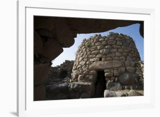 Nuraghe La Prisgiona Archaeological Site, Dating from 1300 Bc, Near Arzachena, Sardinia, Italy-Ethel Davies-Framed Photographic Print