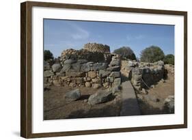 Nuraghe La Prisgiona Archaeological Site, Dating from 1300 Bc, Near Arzachena, Sardinia, Italy-Ethel Davies-Framed Photographic Print