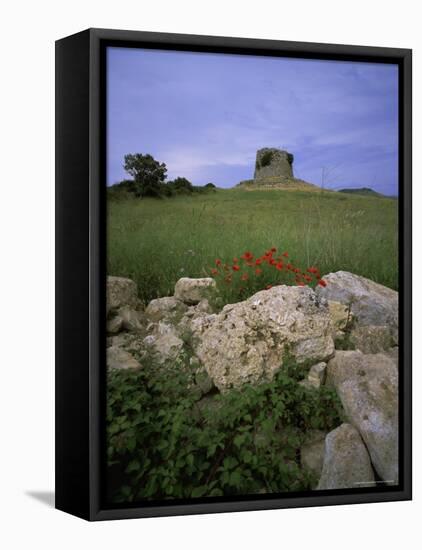 Nuraghe (Nuraghi), Sardinia, Italy, Europe-Oliviero Olivieri-Framed Stretched Canvas