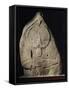 Nuragic Civilization. Menhir-Statue of Male Figure, from Laconi, Sardinia Region, Italy-null-Framed Stretched Canvas