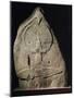 Nuragic Civilization. Menhir-Statue of Male Figure, from Laconi, Sardinia Region, Italy-null-Mounted Giclee Print