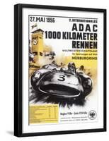 Nurburgring 1000 Auto Race, c.1956-Unknown Unknown-Framed Giclee Print