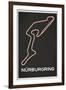 Nurburgring Race Course-null-Framed Art Print