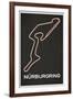 Nurburgring Race Course-null-Framed Art Print