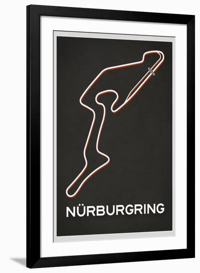 Nurburgring Race Course-null-Framed Art Print