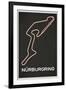 Nurburgring Race Course-null-Framed Art Print