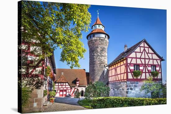 Nuremberg Castle in Nuremberg, Germany.-SeanPavonePhoto-Stretched Canvas