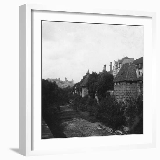 Nuremberg Castle, Nuremberg, Germany, C1900s-Wurthle & Sons-Framed Photographic Print