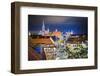 Nuremberg, Germany near the Main Square at Night.-SeanPavonePhoto-Framed Photographic Print