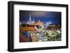 Nuremberg, Germany near the Main Square at Night.-SeanPavonePhoto-Framed Photographic Print