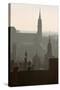 Nuremberg in Germany Looking toward St. Lorenzkirche-Jon Hicks-Stretched Canvas