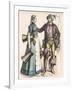 Nuremberg Maid and Carter-null-Framed Art Print