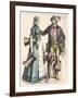 Nuremberg Maid and Carter-null-Framed Art Print