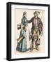 Nuremberg Maid and Carter-null-Framed Art Print