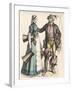 Nuremberg Maid and Carter-null-Framed Art Print