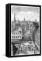 Nuremberg, Street 15C-null-Framed Stretched Canvas