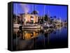 Nurmi Isles, Ft. Lauderdale Boat Marina, Florida-Walter Bibikow-Framed Stretched Canvas