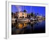 Nurmi Isles, Ft. Lauderdale Boat Marina, Florida-Walter Bibikow-Framed Photographic Print