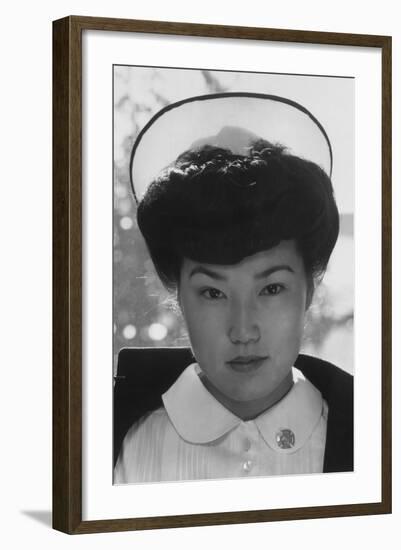 Nurse Aiko Hamaguchi-Ansel Adams-Framed Art Print