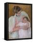 Nurse and Child, 1896-7-Mary Stevenson Cassatt-Framed Stretched Canvas