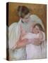 Nurse and Child, 1896-7-Mary Stevenson Cassatt-Stretched Canvas