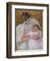 Nurse and Child, 1896-7-Mary Stevenson Cassatt-Framed Giclee Print