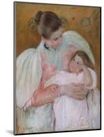 Nurse and Child, 1896-7-Mary Stevenson Cassatt-Mounted Giclee Print