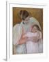 Nurse and Child, 1896-7-Mary Stevenson Cassatt-Framed Giclee Print