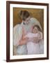 Nurse and Child, 1896-7-Mary Stevenson Cassatt-Framed Giclee Print