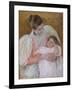 Nurse and Child, 1896-7-Mary Stevenson Cassatt-Framed Giclee Print