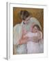 Nurse and Child, 1896-7-Mary Stevenson Cassatt-Framed Giclee Print