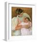 Nurse and Child-Mary Cassatt-Framed Giclee Print