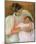 Nurse and Child-Mary Cassatt-Mounted Giclee Print