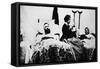 Nurse Attending Wounded Soldiers in Hospital, Nashville, Tennessee-American Photographer-Framed Stretched Canvas