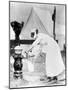 Nurse Collecting Water, USA, 1918-null-Mounted Photographic Print