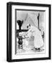 Nurse Collecting Water, USA, 1918-null-Framed Photographic Print