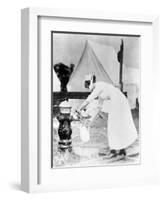 Nurse Collecting Water, USA, 1918-null-Framed Photographic Print