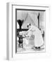 Nurse Collecting Water, USA, 1918-null-Framed Photographic Print