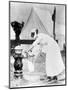 Nurse Collecting Water, USA, 1918-null-Mounted Photographic Print