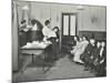Nurse Cutting Childrens Verminous Hair, Finch Street Cleansing Station, London, 1911-null-Mounted Photographic Print