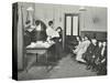 Nurse Cutting Childrens Verminous Hair, Finch Street Cleansing Station, London, 1911-null-Stretched Canvas