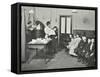 Nurse Cutting Childrens Verminous Hair, Finch Street Cleansing Station, London, 1911-null-Framed Stretched Canvas