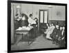 Nurse Cutting Childrens Verminous Hair, Finch Street Cleansing Station, London, 1911-null-Framed Photographic Print