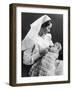 Nurse Holding Baby-null-Framed Photographic Print