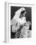 Nurse Holding Baby-null-Framed Photographic Print