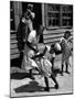 Nurse-Midwife Maude Callen Chatting with 8 and 9 Year Old Sisters Carrie and Mary Jane Covington-W^ Eugene Smith-Mounted Photographic Print