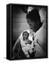 Nurse-Midwife Maude Callen Shows Smiling Alice Her Newborn Son-W^ Eugene Smith-Framed Stretched Canvas