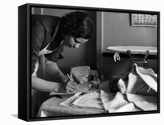 Nurse, New Baby 1930S-null-Framed Stretched Canvas